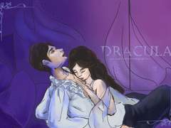 드라큘라 일러스트 작업