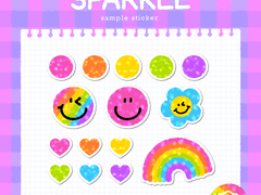 [굿노트] 반짝반짝 스파클 스티커