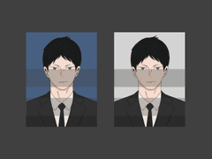 하이큐 카게야마 토비오 증명사진 도안