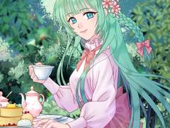 정원에서 티타임