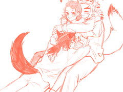 [렌탄기유] 주인님이 너무 좋은 여우들