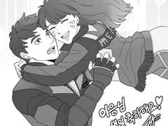 하루 늦어버린 일러스트