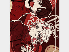 데못죽 윶랩 레트로 포카/포토카드 도안 3