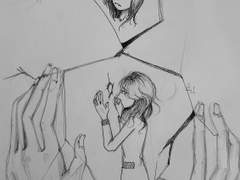 창작만화)거울 2.2화 -미련