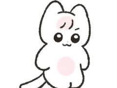 (무료) 단호한 떵냥이 키링 도안