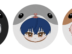 김래빈 배세진 박문대 인형탈 경단인형 도안 무료 배포