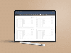 굿노트 중간고사 스터디 플래너 서식 배포