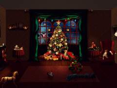 창문 너머 크리스마스