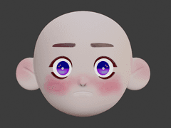 3D 캐릭터 얼굴 도전,,, 실패