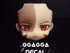 자캐 넨도로이드 헤드 데칼 부착 샘플