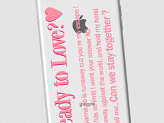 Ready to love 폰케이스 도안