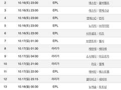 축구 승무패 분석!