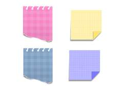 [굿노트스티커] 종이 메모지 3탄