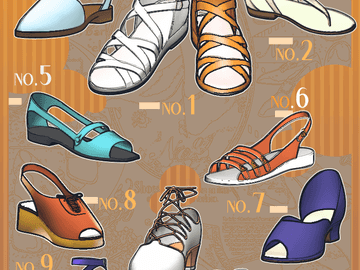 자유자재 커스텀 고로케 3D⑤-B타입 샌들