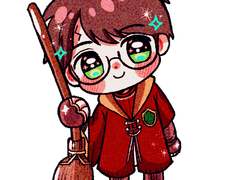 해리포터 키링 도안