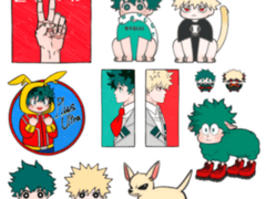 키링 도안 유료 배포 (데쿠)