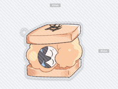 새우 아크릴키링 도안 - 멘보샤 토비오 [유료]