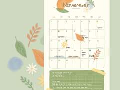 [굿노트] 11월 먼슬리(+데일리)