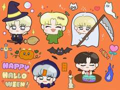 할로윈뽁 굿노트 스티커 무료배포