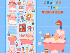 [ goodnote sticker ] 샤워 타임 스티커