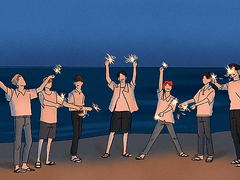 데못죽 테스타 가족사진