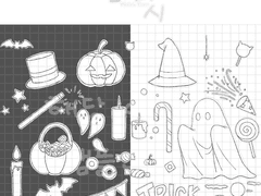 [웨일즈포엠] 2021 할로윈 스티커