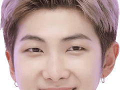 [방탄소년단] RM 얼굴 키링 도안