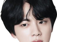 [방탄소년단] 진 얼굴 키링 도안