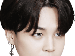 [방탄소년단] 지민 얼굴 키링 도안