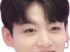 [방탄소년단] 정국 얼굴 키링 도안