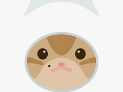 시마람쥐, 여우부키 씰스티커 도안