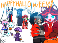 즐거운 할로윈을 즐기는(?) 어둠조