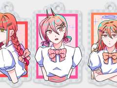 체인소맨 키링 도안