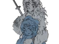 틔터에 풀었던 망령 타케야로 타케쿠쿠 낙서