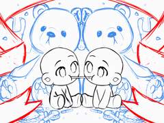 빼빼로데이 고정틀 커미션