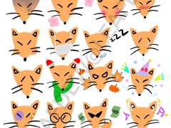 데일리 폭스 스티커