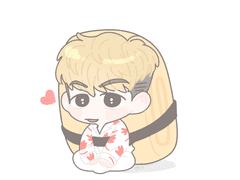 계란초밥 우영이 키링 도안