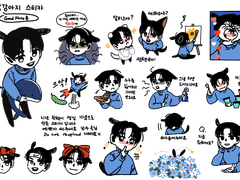 짱강아지 스티카