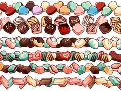 [유료] 초콜렛 데코 브러쉬 6종 (+덤6종)