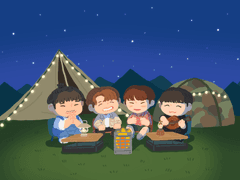 미클캠핑단 배경