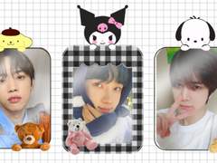 [전자노트 스티커]산리오 탑로더_빛반사 반투명