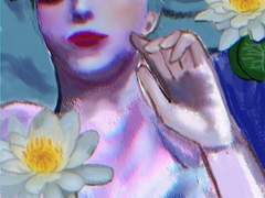 조아라 동양풍 BL 표지 작업중..