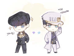 [죠죠] 4장승 쪼꼬미 낙서