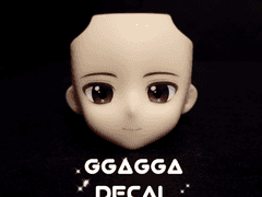 파트타임 파트너 신규호, 서윤건 넨도로이드 호환 ob22,24 헤드 데칼 부착 샘플