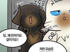 댕냥일기 4화/영화관에서