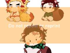 귀멸의 칼날 아크릴 도안1