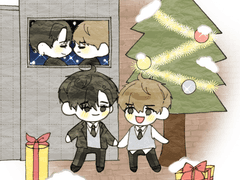 힐렐레 크리스마스 고정틀 커미션