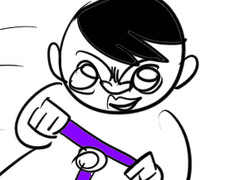 공포의 킥보드 오토바이 만화