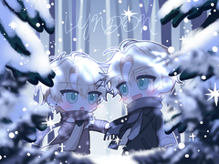 ❄눈 덮인 숲속에서🌲