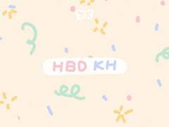 HBD KH